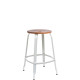 Tabouret haut bois et métal 60 NICOLLE