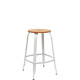 Tabouret haut bois et métal 60 NICOLLE