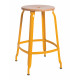 Tabouret haut bois et métal 60 NICOLLE