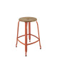 Tabouret haut bois et métal 60 NICOLLE