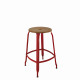 Tabouret haut bois et métal 60 NICOLLE