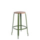 Tabouret de bar bois et métal 75 NICOLLE